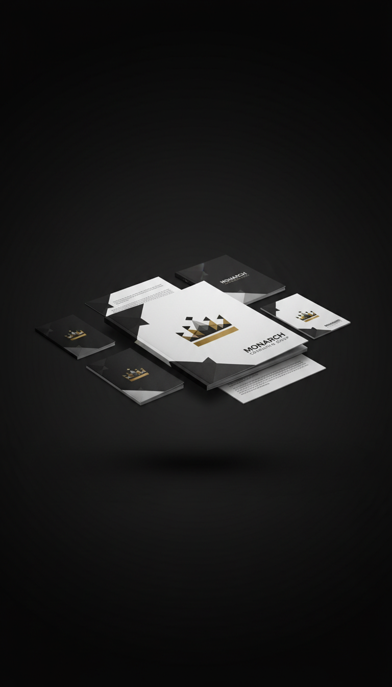 Presentation deck with monochrome clarity